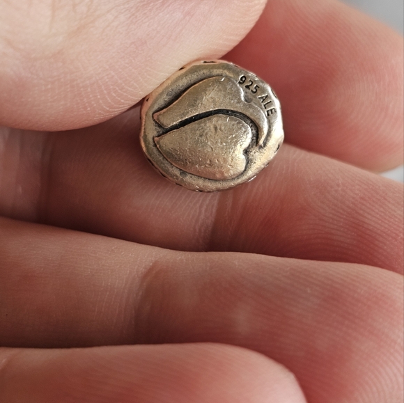 Pandora sterling & 14k cake charm. Authentic. Retired. I have other Pandora list - Picture 2 of 3